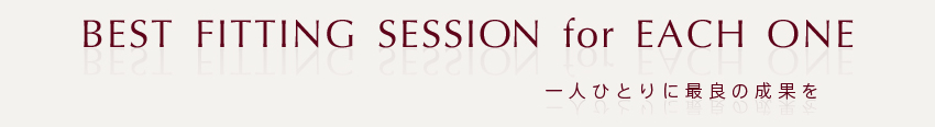 Best fitting session for each one